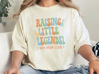 Raising Little Legends Boy Mom Club funny shirt - photo 7