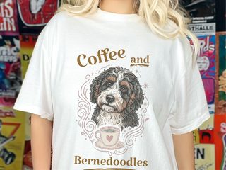 Coffee And Bernedoodles doodle dog shirt - photo 2