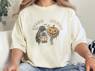 Grim Reaper Lantern Pumpkin Heebie Jeebies funny shirt - photo 6