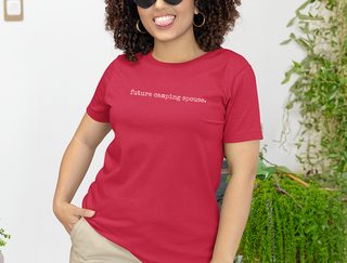 Future Camping Spouse funny shirt - photo 1