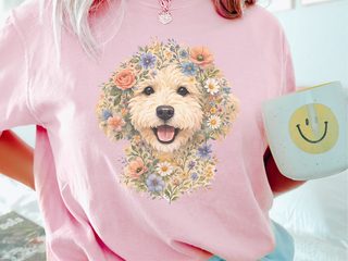 Comfort Colors Golden Doodle Floral - photo 2