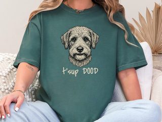 Schnoodle Tsup Dood doodle dog shirt - photo 6