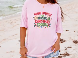 Prime Suspect Missing Christmas Cookies funny shirt - photo 6