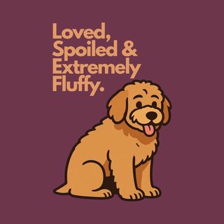 Loved, Spoiled & Extremely Fluffy Doodle Mama Tee Comfort Colors