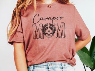 Cavapoo Mom doodle dog shirt - photo 2