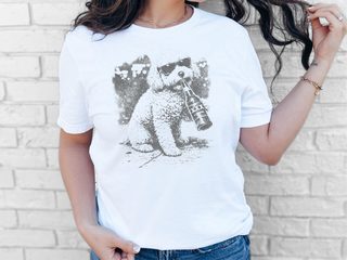 Maltipoo Drinking Beer doodle dog shirt - photo 7