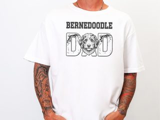 Comfort Colors Bernedoodle Dad doodle dog shirt - photo 1