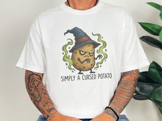 Cursed Potato Wizard Character funny shirt - photo 2