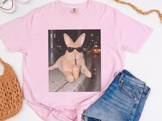 Cool Bunny Sunglasses Iced Coffee funny shirt - photo 6