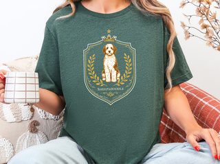 Sheepadoodle royal Crest doodle dog shirt - photo 4