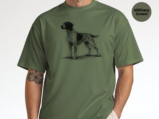 German Shorthaired Pointer Sketch funny shirt - photo 8