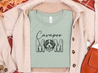 Cavapoo Mom doodle dog shirt - photo 5