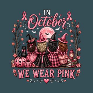 Pink Witches Breast Cancer Squad Halloween Breast Cancer Shirt