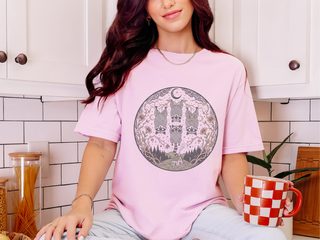 Raccoon Tree Branches Moon funny shirt - photo 3
