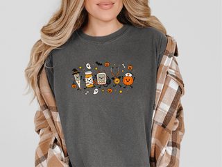 Cute Halloween Medical Kawaii Characters funny shirt - photo 4