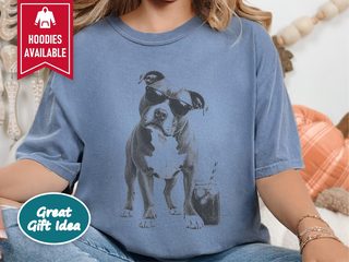 Cool Pitbull Sunglasses Summer Drink funny shirt - photo 4