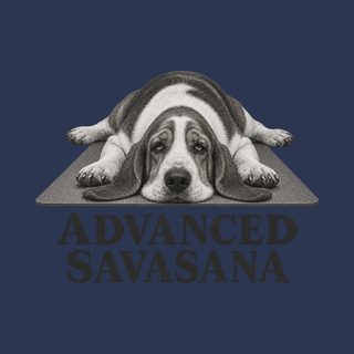 Beagle Advanced Savasana Animal Pun Shirt Funny Fitness Shirt
