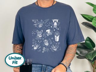 Cute Bat Illustration Fun Activities funny shirt - photo 8