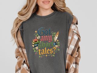 Gothic Lettering Stacked Books Quill funny shirt - photo 4