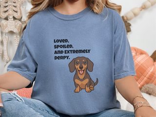 Derpy Dachshund doodle dog shirt - photo 6