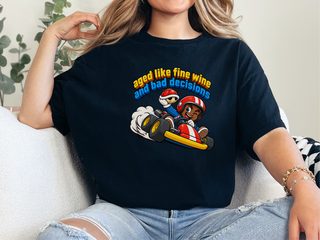 Kart Racer Fine Wine funny shirt - photo 3