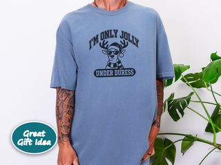 Cool Reindeer Jolly Under Duress funny shirt - photo 5