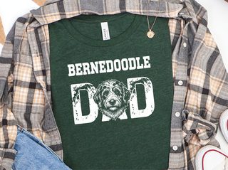 Bernedoodle Dad doodle dog shirt - photo 4
