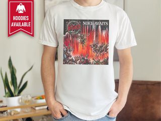 Sleigher Heavy Metal Noel Awaits funny shirt - photo 1