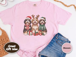 Christmas Bernedoodle Dogs Trio doodle dog shirt - photo 5