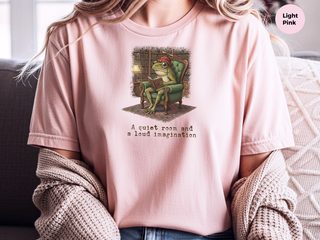 A Quiet Room And A Loud Imagination funny shirt - photo 8