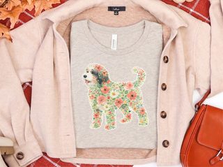 Bernedoodle Floral Silhouette - photo 8