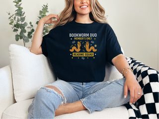 Bookworm Duo funny shirt - photo 3