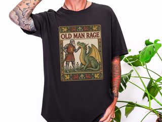 Medieval Knight Petting Dragon funny shirt - photo 2