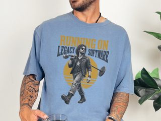 Rocker Running On Legacy Software funny shirt - photo 4