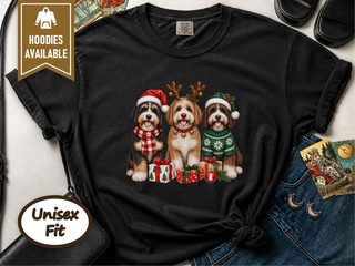 Christmas Bernedoodle Dogs Trio doodle dog shirt - photo 3