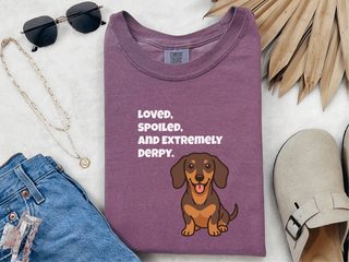 Derpy Dachshund doodle dog shirt - photo 5