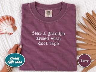 Fear A Grandpa Duct Tape funny shirt - photo 5