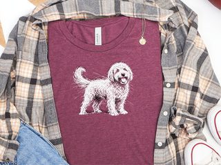 Golden Doodle Sketch - photo 6