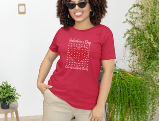 Galentine's Day Chicks Without Dicks Heart Mosaic funny shirt - photo 5