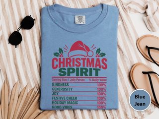 Christmas Spirit Nutrition Label6 funny shirt - photo 5