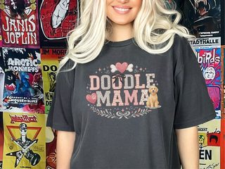 Comfort Colors Doodle Mama doodle dog shirt - photo 3