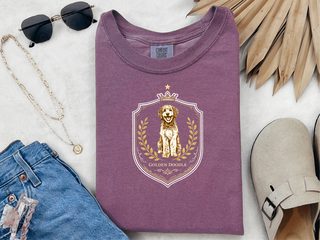 Comfort Colors Golden Doodle Crest doodle dog shirt - photo 5