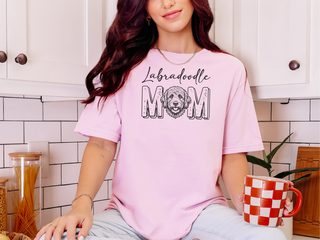 Comfort Colors Labradoodle Mom doodle dog shirt - photo 4