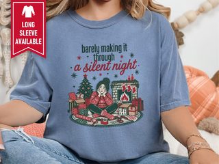 Frazzled Woman Christmas Gift Wrapping funny shirt - photo 5