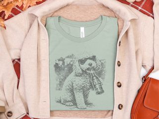Cockapoo Drinking Beer doodle dog shirt - photo 5