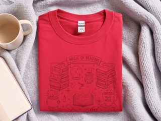 Magic of Reading funny shirt - photo 6