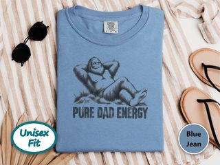 Blurry Bigfoot Pure Dad Energy funny shirt - photo 7