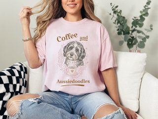 Coffee And Aussiedoodles doodle dog shirt - photo 3