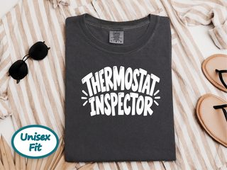 Thermostat Inspector Bold Lettering funny shirt - photo 4