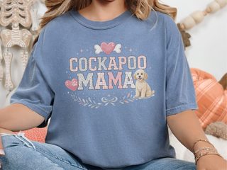 Comfort Colors Cockapoo Mama doodle dog shirt - photo 6